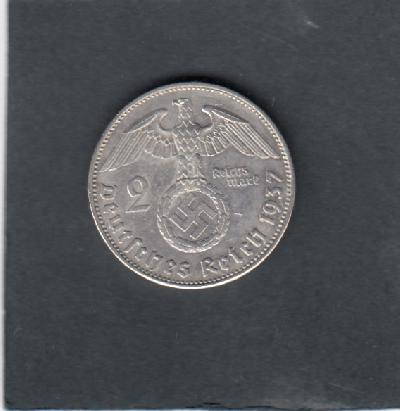 Beschrijving: 2 Mark  HINDENBURG